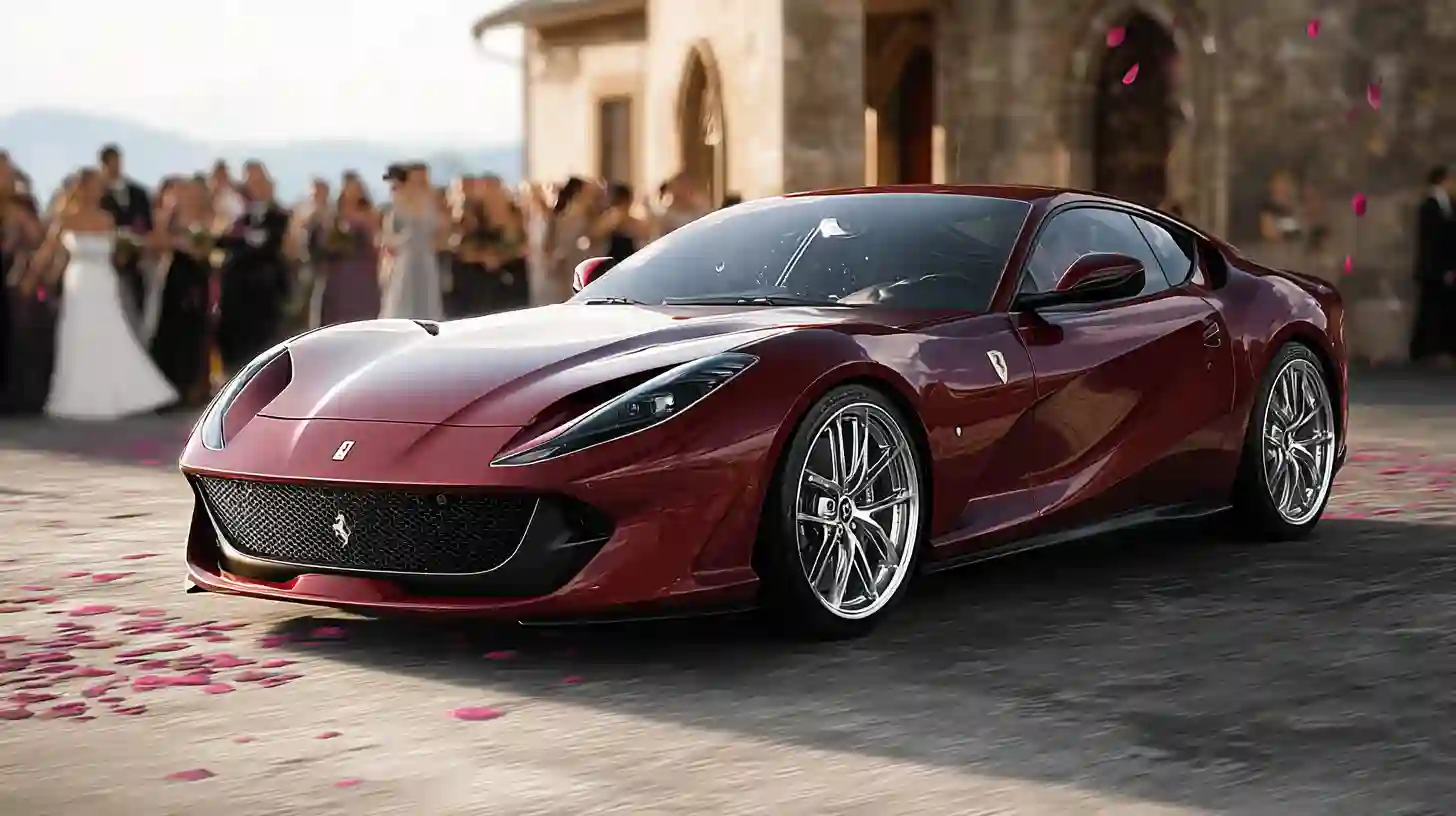 ferrari noleggio milano per matrimonio