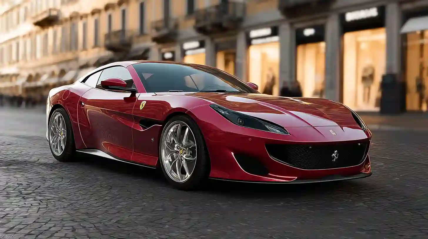 ferrari portofino noleggio milano 1