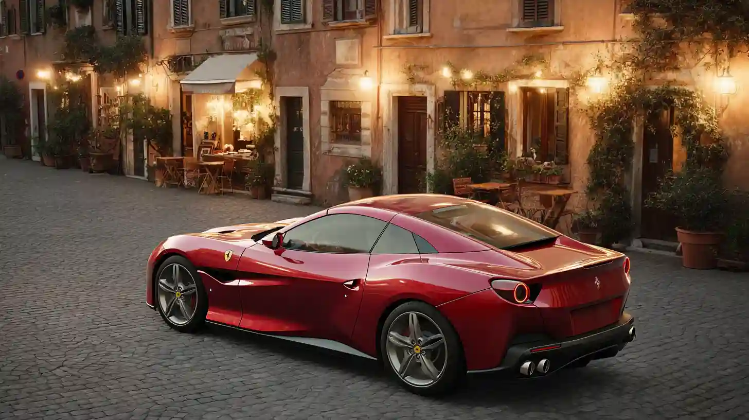 ferrari portofino noleggio roma 11