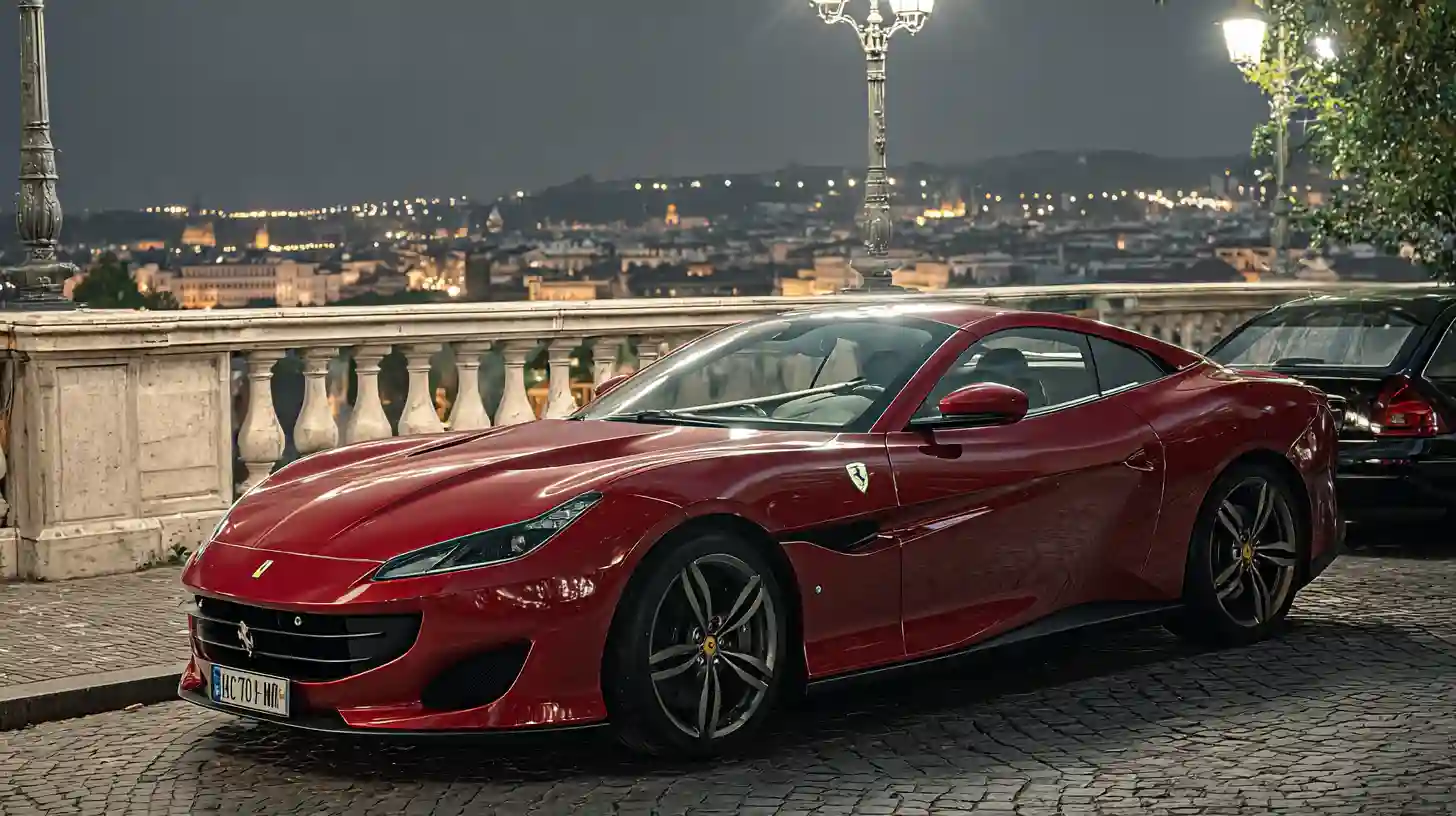ferrari portofino noleggio roma 12