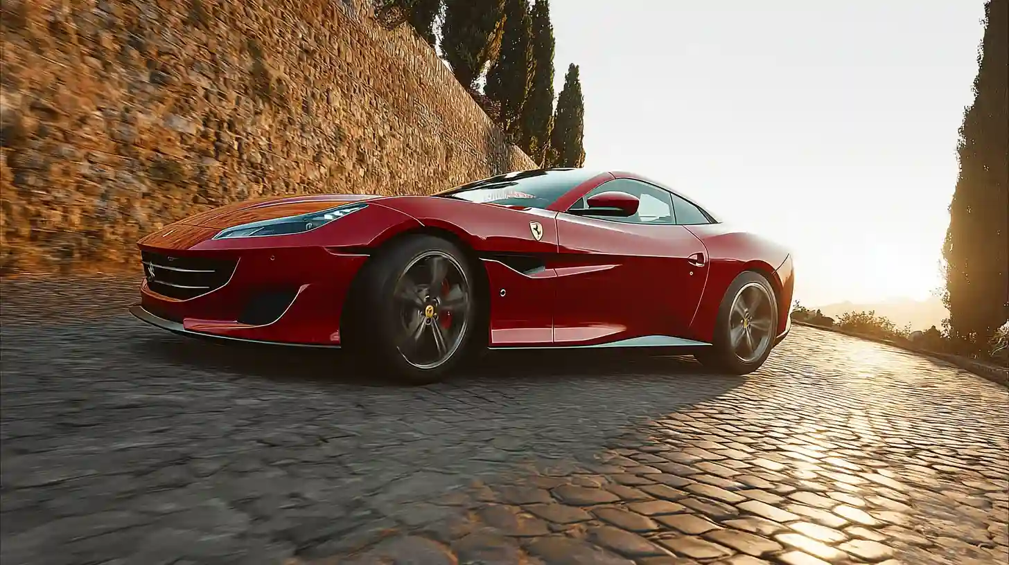 ferrari portofino noleggio roma 2