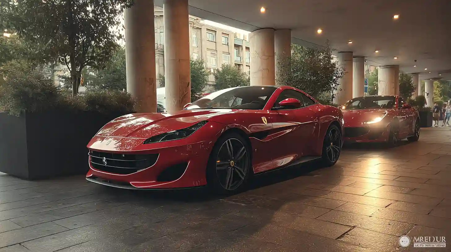 ferrari portofino noleggio roma 3