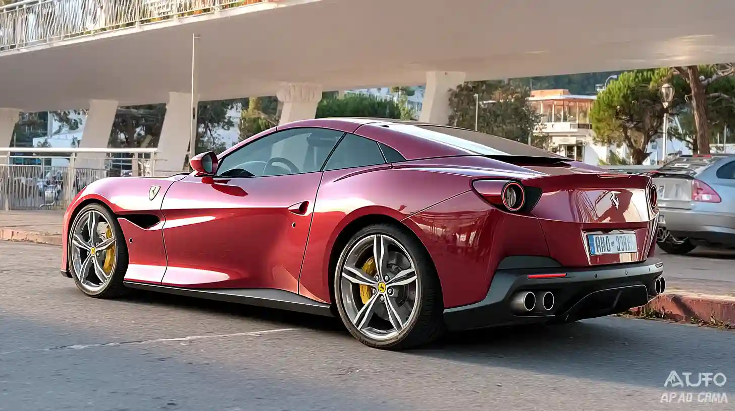 ferrari portofino noleggio roma 8