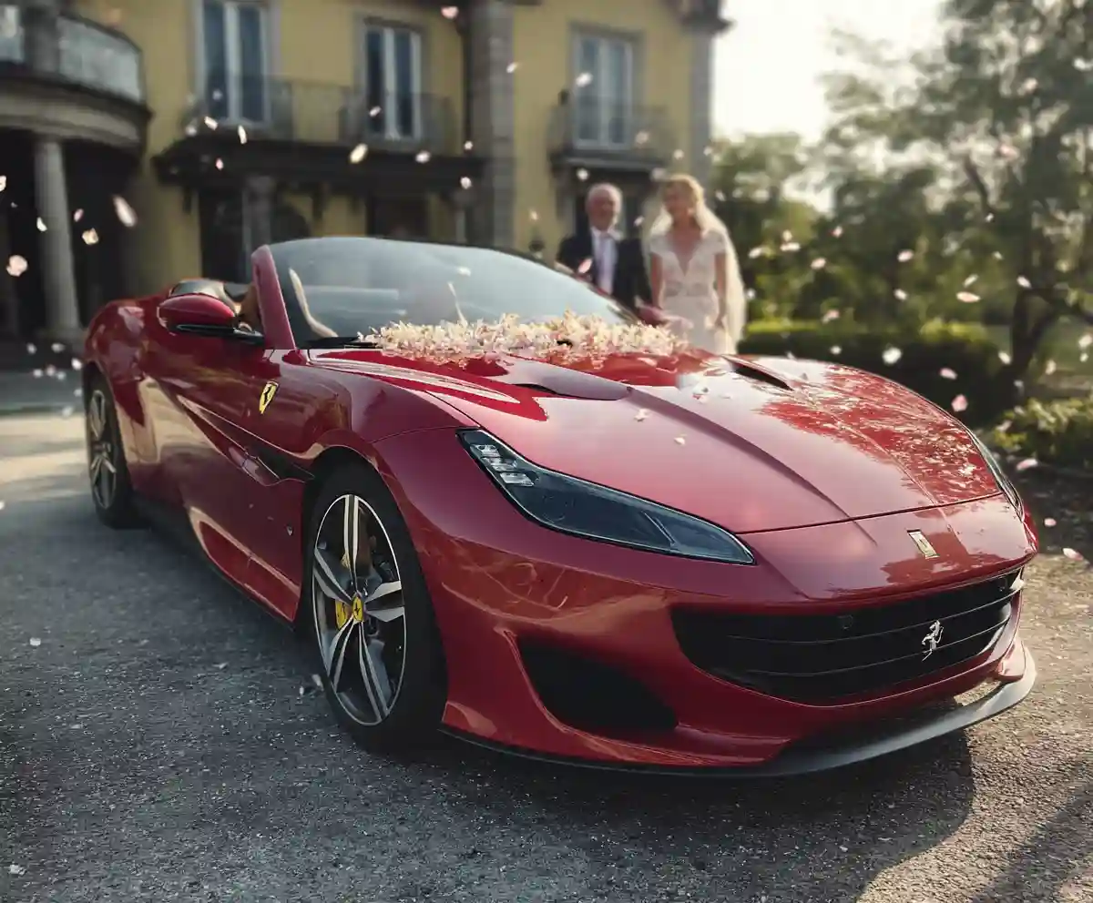 noleggio ferrari per matrimonio